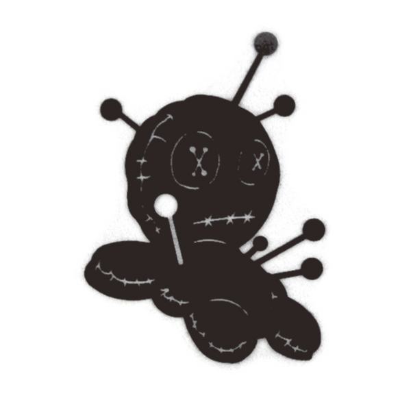 Voo Doo Doll Metal Wall Sculpture - Metalhead Art & Design, LLC