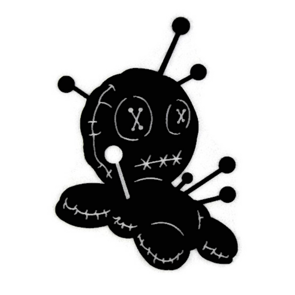 Voo Doo Doll Metal Wall Sculpture - Metalhead Art & Design, LLC
