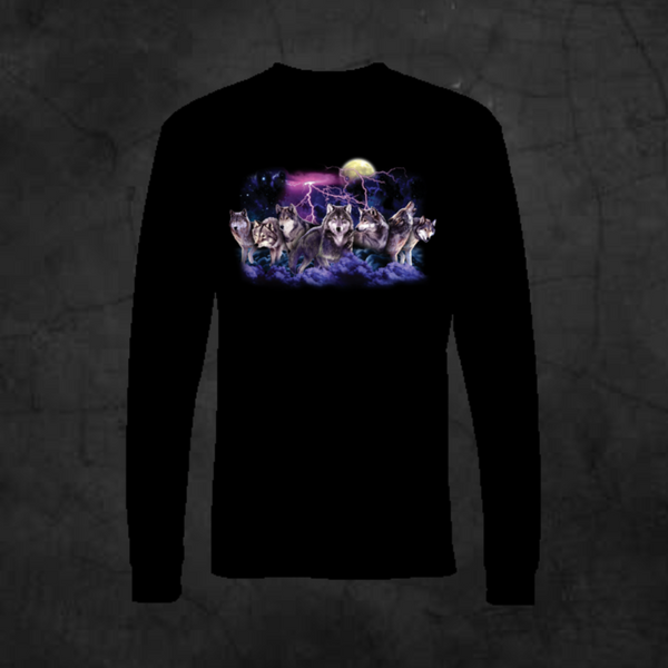 WOLF HUNT - LONG SLEEVE - Metalhead Art & Design, LLC