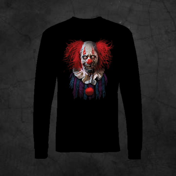 ZOMBIE CLOWN - LONG SLEEVE - Metalhead Art & Design, LLC