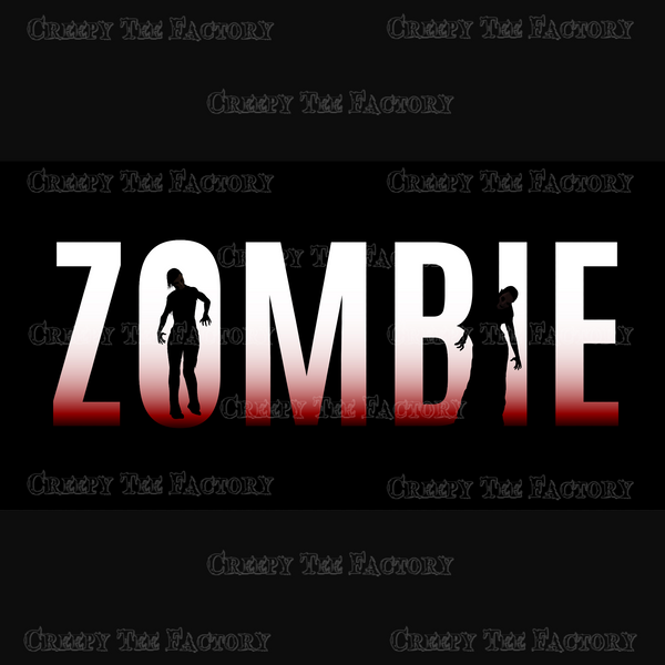 ZOMBIE SILHOUETTE - Metalhead Art & Design, LLC