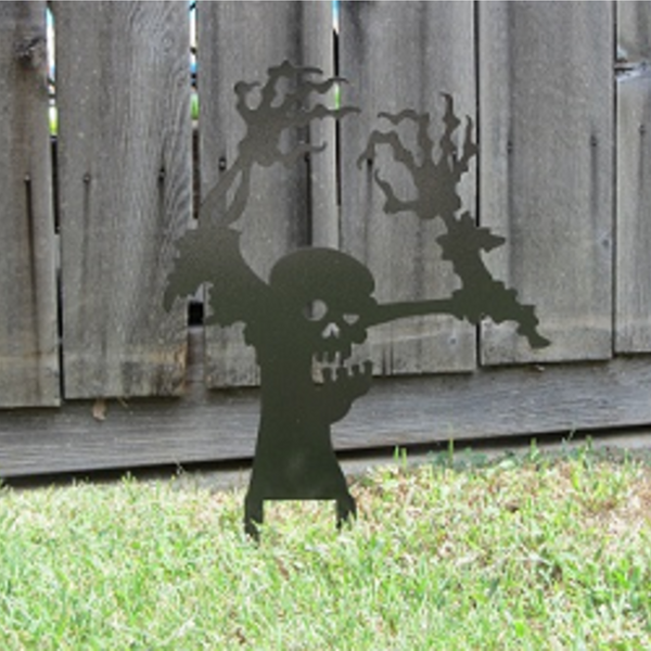 CNC Plasma Zombie Metal Yard Stake - Metalhead Art & Design, LLC