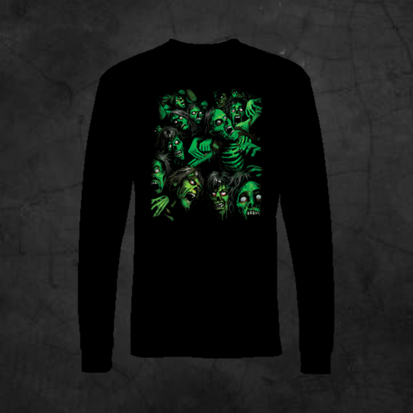 ZOMBIE PILE - LONG SLEEVE - Metalhead Art & Design, LLC