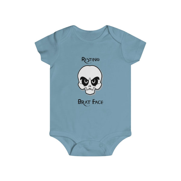 RESTING BRAT FACE ONESIE - Metalhead Art & Design, LLC
