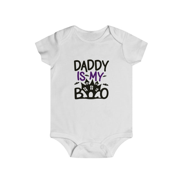 DADDY IS MY BOO ONESIE - Metalhead Art & Design, LLC