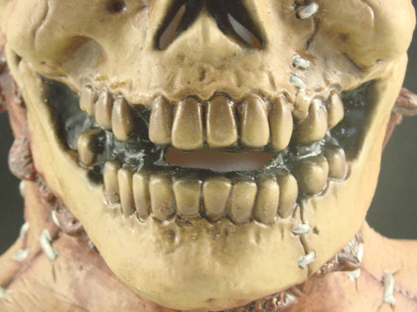 Frankenskull Full Head and Neck Halloween Mask - Metalhead Art & Design, LLC 