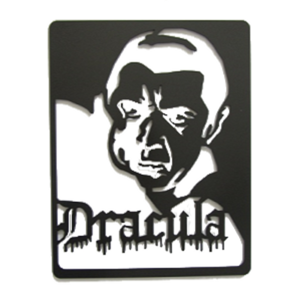 Classic Dracula Metal Wall Sculpture - Metalhead Art & Design, LLC 