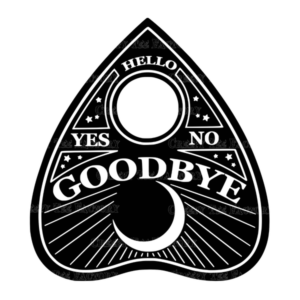 Ouija Planchette - Metalhead Art & Design, LLC 