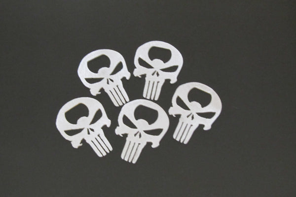 Punisher Skull Bottle Openers Groomsman Gifts, Set of 5 - Metalhead Art & Design, LLC 