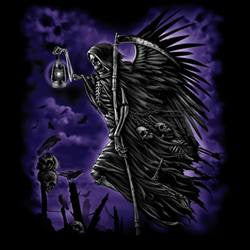 Soultaker Purple Reaper Tank Top - Metalhead Art & Design, LLC 